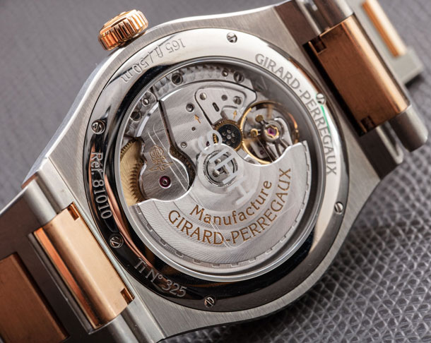 Girard-Perregaux-Laureato-42-mm-titanium-gold-watch-5
