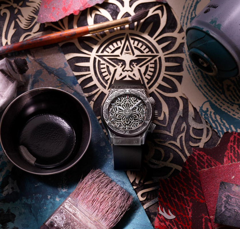 Hublot-Classic-Fusion-Shepard-Fairey-Limited-Edition-Watch-Engraved-Artistic-8